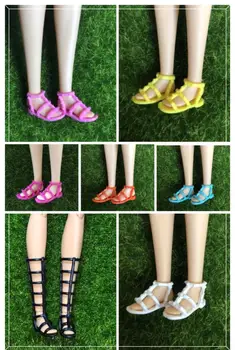  1/6 Nou, Original, de mai multe Colorat Papusa Accesorii de Moda Adidas Pantofi Plat Reale Sandale Pantofi de 30cm Pantofi Papusa