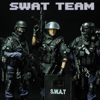  1/6 Poliția Orașului Figura Militar Model Army SWAT ECHIPA Soldat Figurine Jucarii pentru copii cu Cutie de vânzare cu Amănuntul