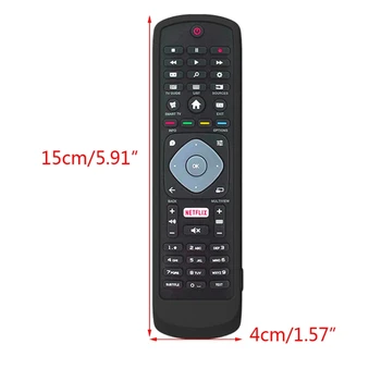  1 buc Praf Silicon Moale Caz de Control de la Distanță Capac de Protectie pentru Philips SMART TV NETFLIX TV Control de la Distanță