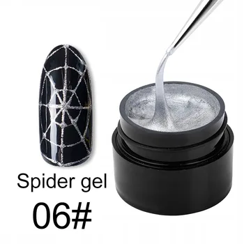  1 buc Spider Linie Unghii Gel Polish Desen Web fir de Matase UV Hibrid Lacuri Trăgând Vopsea DIY Decorare Manichiura Lac