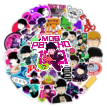  10/30/50pcs Anime Mob Psiho 100 de Autocolante de Desene animate Jucărie Graffiti Decal DIY Sticla de Apa de Notebook-uri de Papetărie Chitara Skateboard Perete