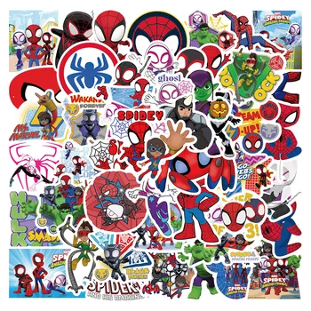  10/30/50Pcs Disney, Marvel Spiderman si Prietenii Lui Uimitoare Autocolante Skateboard Chitara Laptop Depozitare Autocolant Impermeabil Copil Jucărie