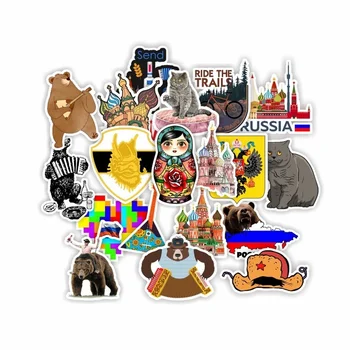  10/50PCS Cultural rus Matryoshka Autocolante Arhitectura Turism Papetărie Autocolant Scrapbooking DIY Jurnal Album Stick Eticheta