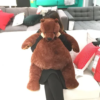  100cm Gigant Simulare Ursuleț de pluș Jucărie de Pluș ursuleț de Pluș Animale Papusa pentru Copii Baby Realiste Decor Acasă Fetele Cadou de Ziua de nastere