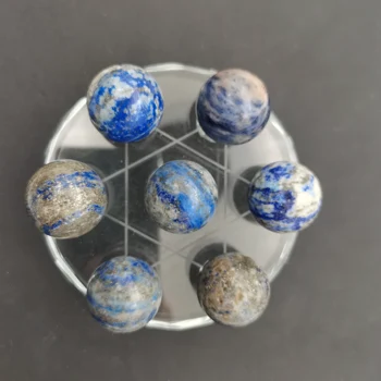  10buc Naturale lasurite cuarț sfera lapis lazuli minge de cristal tipul de piatră prețioasă Piatră de vindecare Meserii decor Acasă 25mm/30mm
