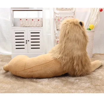  110cm Mari Cool mint leu Perna plină de viață Simulat Animale Copii model muntele decor acasă lucrurile papusa de Plus jucarii pentru Copii cadouri
