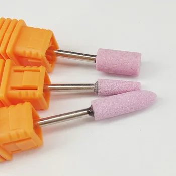  1buc Culori Roz Piatra Ceramica Unghii burghie Nail Art Instrumente de Manichiură Electrice Accesorii pentru Mașini de Tăiere de Unghii Fișiere