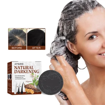  1buc Plante Naturale Curățare Ușoară Formula Ghimbir Produse de Creșterea Părului Șampon Săpun Polygonum Esența Sampon Parul Gri Reparații