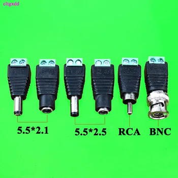  1BUC RCA-BNC 5.5*2.5 5.5 mm x 2.1 mm de sex Feminin de sex Masculin DC Adaptor pentru 5050 3528 5060 Singură Culoare LED-uri și Camere CCTV