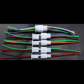  1set 2.8 mm 2/3/4/6/9 pin Auto conexiune Rapidă Electrice sârmă conector de sex Masculin de sex Feminin terminal de cablu plug Kituri de Motocicleta