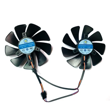  2 BUC Dublu de bile în 95MM DIY Ventilatorului de Răcire RX580 Răcire înlocuire Pentru XFX RX 580 4G 590 8G LUI RX580 IceQ RX570 Graphics Card de Fan
