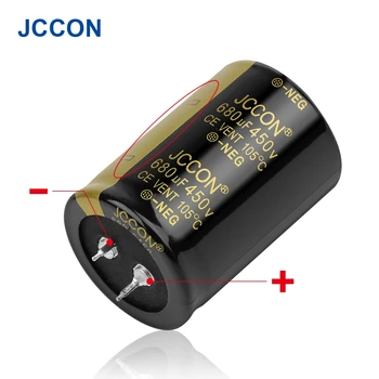  2 buc JCCON Audio Electrolitic Condensator 450V 100UF 150UF 180UF 330UF 470UF 820UF Pentru Audio Hifi Amplificator de Înaltă Frecvență Low ESR