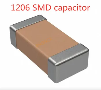  200PCS 1206 SMD condensator 103 104 223 473 224 472 k/m/z 50V 4.7 NF 10NF 22NF 47NF 100NF 220NF 0.22 0.01 0.022 0.047 0.1 uf X7R