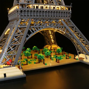  2022 NOI ICOANE Compatibile 10307 Turnul Eiffel cu LED Model de Bloc Arhitectura Orasului Cărămizi Truse de Jucarii Pentru Copii
