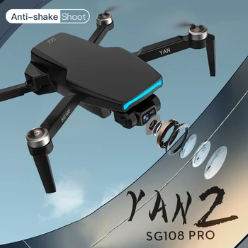  2022 UAV SG108 Pro Nou 6K Drone 2-Axis Gimbal aparat de Fotografiat Profesional 5G WiFi GPS Dual Camera Pliabil Quadcopter Băieți Jucarie Cadou