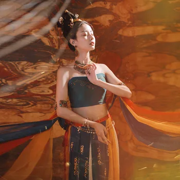 2023 dans clasic chinez stil hanfu rochie de dans cosplay dunhuang flying princess hanfu performanță rochie g41