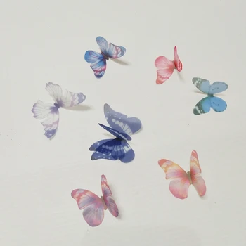  20PC Mini Șifon Tul Fluture Accesorii Decorative pentru Adulti de a Face Diy Cercei Colier Arte Meserii de Îmbrăcăminte Cusut de Material