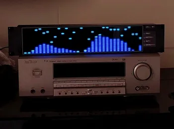  2U rack RGB muzică ritm spectru de lumină controlate de voce sârmă controlate de la distanță de control colorate animație ceas HIFI bluetooth