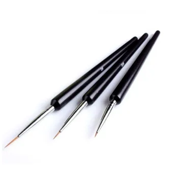  3 buc Pensule Profesionale de Instrumente de Unghii Acrilice Set de Perie de Unghii Kit DIY Moda Nail Art Pensula pentru Manichiura Unghiilor Nou Instrument de Pictură