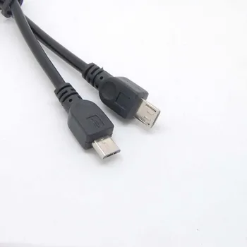  30cm USB 2.0 Micro 5P 5Pin de sex Masculin la Micro 5 Pin Male Plug Scurt Cablu Adaptor NOU