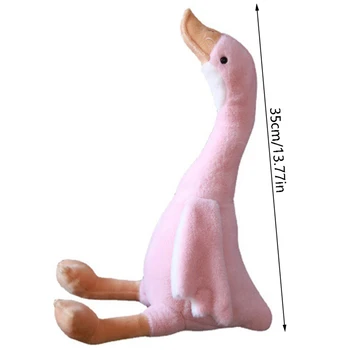  35cm Drăguț Gât Lung Gâscă Umplute Papusa de Plus Moale de Pluș Păpuși, Animale de Pluș Jucării Pentru Copii pentru Copii Cadouri