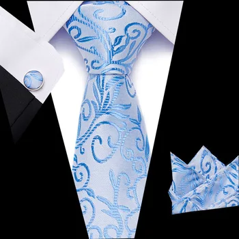  3PCS Set Cravata Pătrat de Buzunar Butoni Pentru Camasi Costum Barbati Business Tinuta de zi cu Zi de Nunta Cravata Butoni Set 3pcs Batista