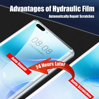  4buc Acoperire Completă Hidrogel Film Pentru Huawei P20 P30 P40 Lite P50 Ecran Protector Pentru Mate 30 20 40 Pro Lite Film