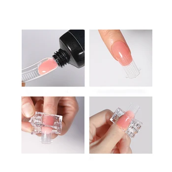  5/10 Unghii Transparent Cristal Clip Degetul Extensie de Unghii UV Gel Fix Unghii False Unghii Mucegai Unghii Profesionale Acceso Unghii Gel Clip