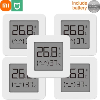  5/4/3 Pc-uri Xiaomi Mijia compatibil Bluetooth Termometru 2 Electric Umiditate Smart Home Wireless Higrometru Digital LCD de Umiditate