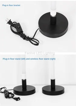  5 BUC LED-uri tub de lampă , Wireless USB de Încărcare Lampă, RGB LED-uri Colorate Tub de 120cm , care Deține led bar pentru Dans, Live