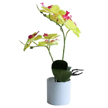  50% HOTArtificial Bonsai Vie rezistente la Uzură Nu Ofilire Orhidee Simulare Bonsai cu Flori pentru Gradina