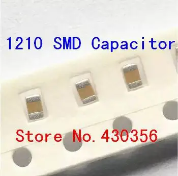  50PCS condensator smd 1210 107K 100UF 6,3 V