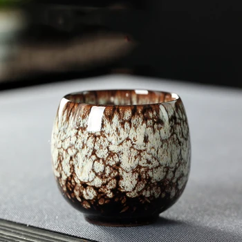  5Pcs/Set Ceramic Ceașcă de ceai Set Cadou Creativ de Ceai din Portelan Cana de Kung-Fu Cup Drinkware 110ml Rotund Cana de Apa Ceașcă de ceai Drinkware
