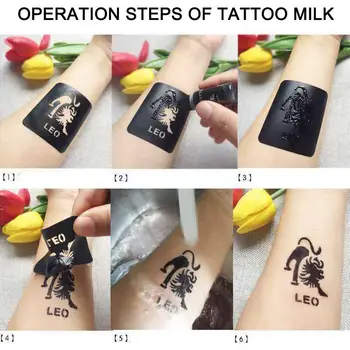  7 Culoare Tatuaj Temporar Crema Pentru Femei Barbati Copii False, Tatuaje Semi Permanente Cerneală Tatuaj de Arta Pictura DIY Fals Pistrui Tat R4Q6
