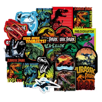  75pcs/pachet Jurassic Park Autocolante Dinozaur Jucărie pentru Copii Graffiti Autocolant pentru Bagaje Laptop Skateboard Moto Auto Autocolant Impermeabil