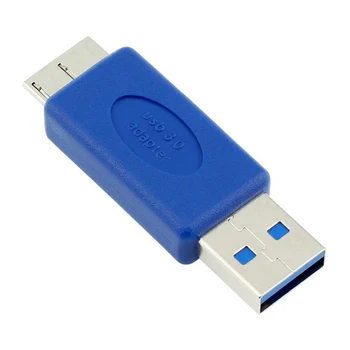  Albastru Standard USB 3.0 de Tip a Male la USB Micro B Male Conector Adaptor USB3.0 Convertor Adaptor SUNT la MicroB