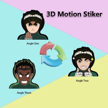  Anime 3D Autocolante Mișcare de Desene animate de Auto-adhsive Decalcomanii en-Gros pentru Frigider Masina de Depozitare Decor Impermeabil Lenticular Autocolant