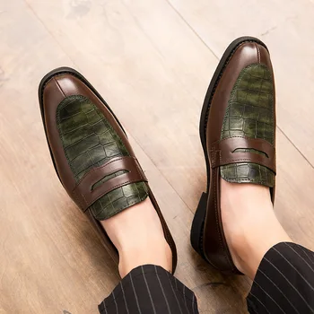  Barbati Pantofi Casual de Toamna din Piele Mocasini Rochie Office Pantofi Pentru Bărbați de Conducere Mocasini Confortabile Alunecare pe Pantofi de Moda Om