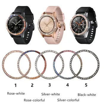  Bezel diamant inel Pentru Samsung Galaxy Watch 4 42mm protector Caz acoperire de Sport de moda Adeziv Metal bara Accesorii
