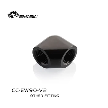  Bykski CC-EW90-V2 pc de răcire cu apă Rotativ Fitinguri de 90 de grade G1/4' Dublu Filet interior apa rece gadget tub conector