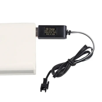  Cablu de Încărcare USB Încărcător de Baterie Ni-Cd Ni-MH Baterii Pack SM-2P Adaptor 4.8 V, 250mA de Ieșire pentru Jucării Masina