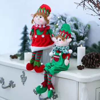  Cadouri de Anul nou Jucării de Crăciun Elf de Crăciun Papusa Decor Petrecere de Pluș Perete Chestii Festival de Cadouri Pandantiv Ornament Decor Acasă 48X16cm