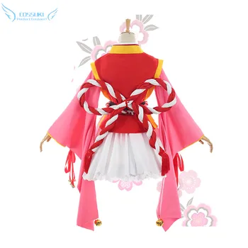  Card Captor Sakura Sakura Kinomoto Kimono Cosplay Costum de Haine de Scenă , Personalizat Perfect pentru Tine !