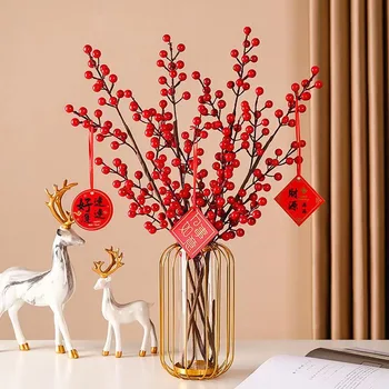  Chineză Stil Lanternă Vas De Lux De Aur Stau Decoratiuni Interioare Pentru Casa, Birou Hidroponice Vaze De Princessas Ornamente De Anul Nou