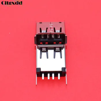  Cltgxdd 1BUC USB 2.0, Jack-Un Conector USB de Tip 4 Pini de sex Feminin Socket Picioarele Drepte 180 DIP (H=13.0 mm)