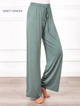  Colanti pantaloni largi cu talie inalta direct drapey elastic modern, dans pantaloni de dans clasic pantaloni pantaloni de yoga