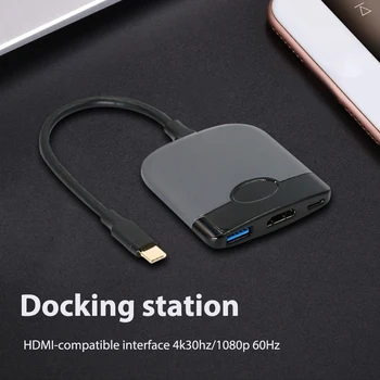  Comutator Doc Hub pentru Nintendo trece La 4K HDMI compatibil cu Stația de Andocare USB 3.0 PD de Încărcare de Andocare pentru Macbook Pro de Tip C Hub