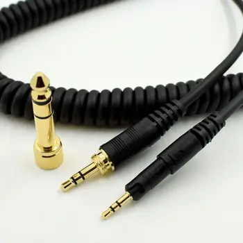  Căști de Primăvară Cablu Cablul de Linie pentru ATH-M50x ATH-M40x HD518 HD598 HD595 Cască