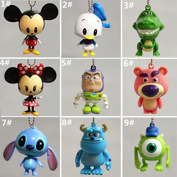  Disney Figurine Toy Story Minionrs Cusatura Mickey Mouse, Minnie, Donald Duck Breloc Papusa DIY Cheie Lanț Copii Cadou