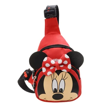  Disney Noi pentru Copii Geanta Crossbody Baieti Mickey printesa Piept Sac de Moda Panza Mini Talie Sac de Drăguț Copil Mic Sac Rucsac